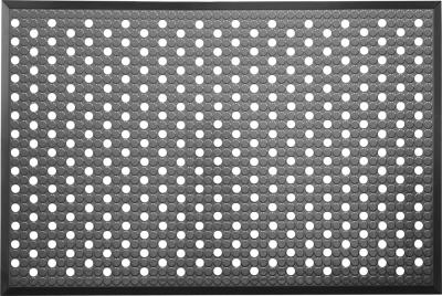 ESD Anti-Fatigue Floor Mat with Holes | Infinity Smooth ESD | Black | 60 x 120 cm